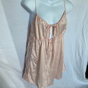 Vintage satin lingerie top